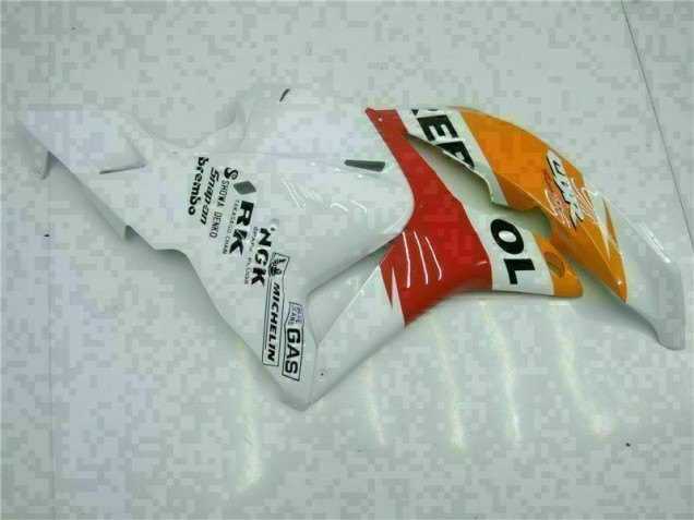 CBR 600 RR 2009-2012 Motorrad Verkleidungen - Weiß Orange Repsol CBR 600 RR 2009-2012 Motorrad Verkleidungen - Weiß Orange Repsol
