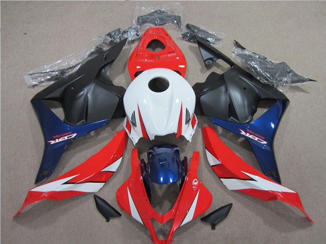 CBR 600 RR 2009-2012 Motorrad Verkleidungen - Weiß Rot Blau CBR 600 RR 2009-2012 Motorrad Verkleidungen - Weiß Rot Blau