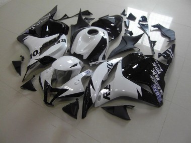 CBR 600 RR 2009-2012 Motorrad Verkleidungen - Weiß Schwarz Repsol