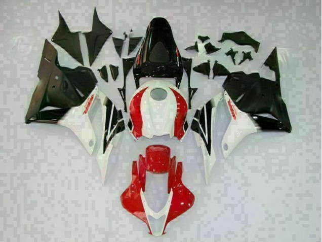 CBR 600 RR 2009-2012 Motorrad Verkleidungen - Weiß Schwarz Rot CBR 600 RR 2009-2012 Motorrad Verkleidungen - Weiß Schwarz Rot