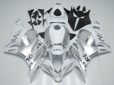 CBR 600 RR 2009-2012 Motorrad Verkleidungen - Weiß Silber Repsol