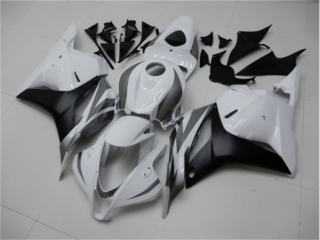CBR 600 RR 2009-2012 Motorrad Verkleidungen - Weiß Silber Schwarz CBR 600 RR 2009-2012 Motorrad Verkleidungen - Weiß Silber Schwarz