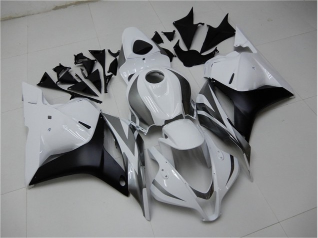 CBR 600 RR 2009-2012 Motorrad Verkleidungen - Weiß Silber Schwarz CBR 600 RR 2009-2012 Motorrad Verkleidungen - Weiß Silber Schwarz