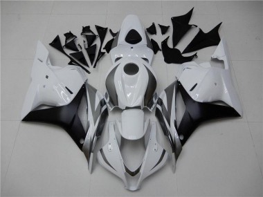 CBR 600 RR 2009-2012 Motorrad Verkleidungen - Weiß Silber Schwarz