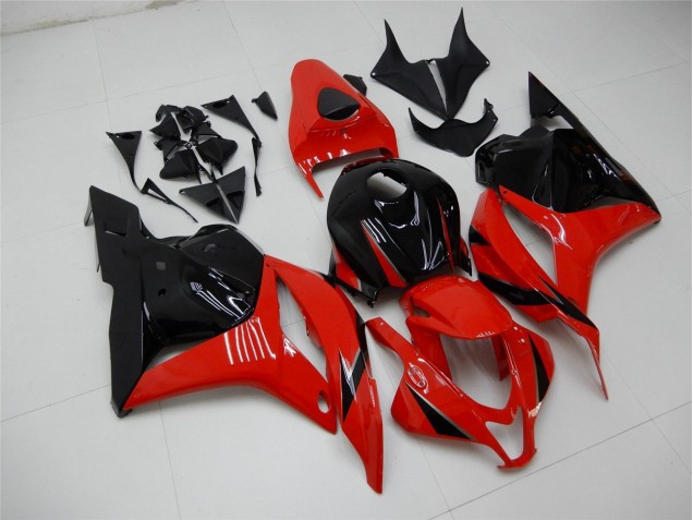 CBR 600 RR 2009-2012 Motorrad Vollverkleidung - Rot Schwarz CBR 600 RR 2009-2012 Motorrad Vollverkleidung - Rot Schwarz