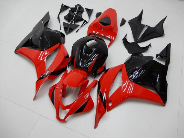 CBR 600 RR 2009-2012 Motorrad Vollverkleidung - Rot Schwarz CBR 600 RR 2009-2012 Motorrad Vollverkleidung - Rot Schwarz