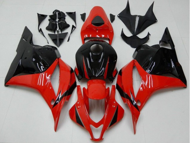 CBR 600 RR 2009-2012 Motorrad Vollverkleidung - Rot Schwarz CBR 600 RR 2009-2012 Motorrad Vollverkleidung - Rot Schwarz
