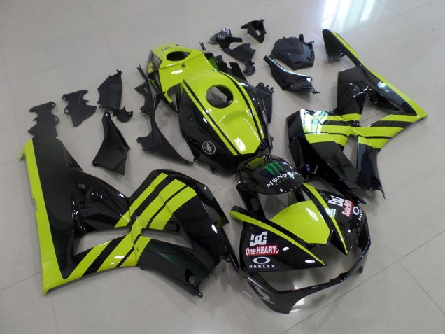 CBR 600 RR 2013-2021 Motorrad Verkleidungen - Grün Schwarz CBR 600 RR 2013-2021 Motorrad Verkleidungen - Grün Schwarz