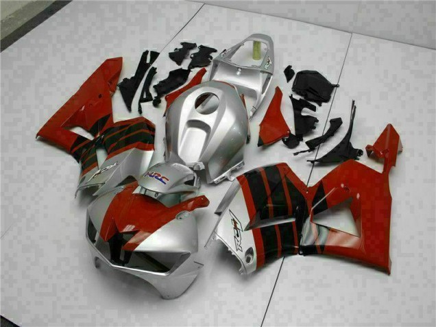 CBR 600 RR 2013-2021 Motorrad Verkleidungen - Rot Silber CBR 600 RR 2013-2021 Motorrad Verkleidungen - Rot Silber