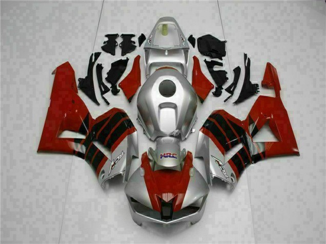 CBR 600 RR 2013-2021 Motorrad Verkleidungen - Rot Silber CBR 600 RR 2013-2021 Motorrad Verkleidungen - Rot Silber