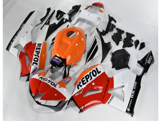 CBR 600 RR 2013-2021 Motorrad Verkleidungen - Rot Weiß Orange Repsol CBR 600 RR 2013-2021 Motorrad Verkleidungen - Rot Weiß Orange Repsol