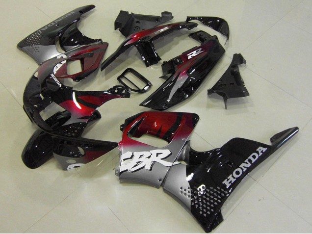 CBR 900 RR 893 1996-1997 Motorrad Verkleidungen - Rot Schwarz Silber CBR 900 RR 893 1996-1997 Motorrad Verkleidungen - Rot Schwarz Silber