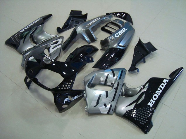 CBR 900 RR 893 1996-1997 Motorrad Verkleidungen - Schwarz Silber CBR 900 RR 893 1996-1997 Motorrad Verkleidungen - Schwarz Silber