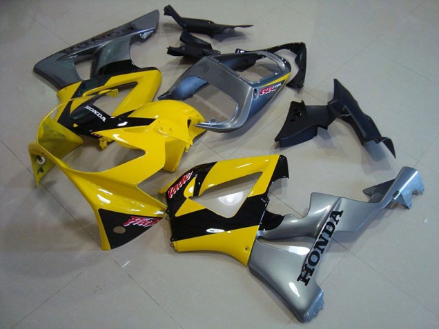 CBR 900 RR 929 2000-2001 Motorrad Verkleidungen - Gelb Silber CBR 900 RR 929 2000-2001 Motorrad Verkleidungen - Gelb Silber