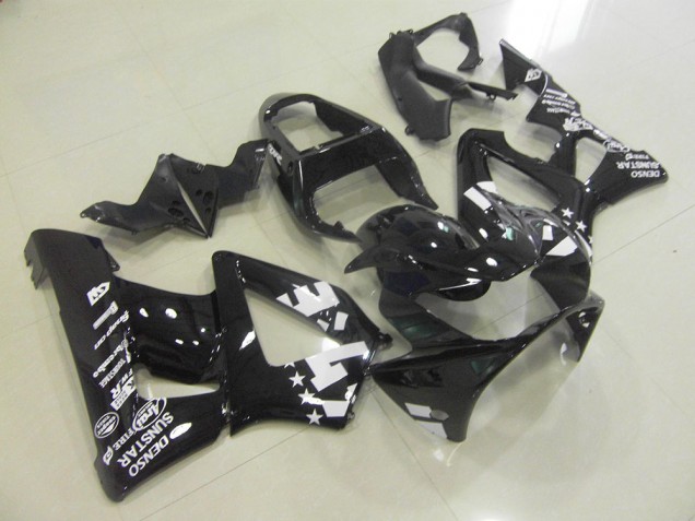 CBR 900 RR 929 2000-2001 Motorrad Verkleidungen - Glänzend Schwarz mit Stern CBR 900 RR 929 2000-2001 Motorrad Verkleidungen - Glänzend Schwarz mit Stern