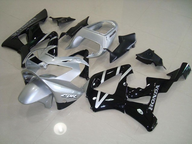 CBR 900 RR 929 2000-2001 Motorrad Verkleidungen - Schwarz Silber CBR 900 RR 929 2000-2001 Motorrad Verkleidungen - Schwarz Silber