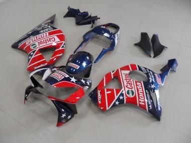 CBR 900 RR 954 2002-2003 Motorrad Verkleidungen - Dunkel blau Star