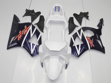 CBR 900 RR 954 2002-2003 Motorrad Verkleidungen - Dunkel blau Weiß