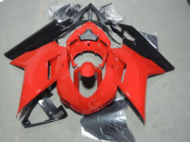 Ducati 1098 2007-2014 Motorrad Verkleidungen - Rot Schwarz Ducati 1098 2007-2014 Motorrad Verkleidungen - Rot Schwarz