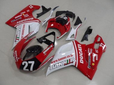 Ducati 848 1098 1198 2007-2014 Motorrad Verkleidungen - Banner 27