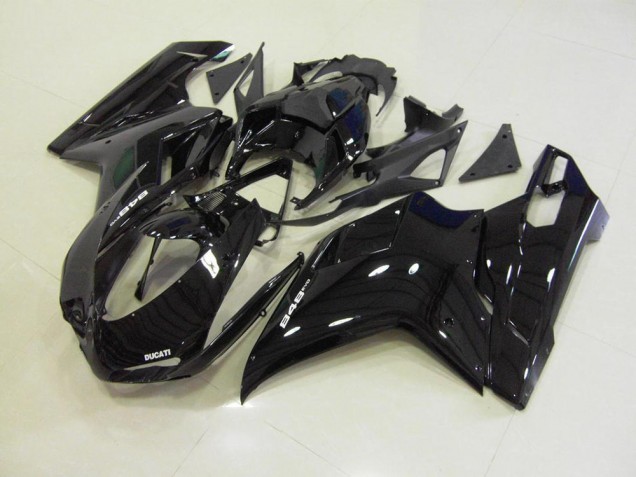 Ducati 848 1098 1198 2007-2014 Motorrad Verkleidungen - Glänzend Schwarz Ducati 848 1098 1198 2007-2014 Motorrad Verkleidungen - Glänzend Schwarz