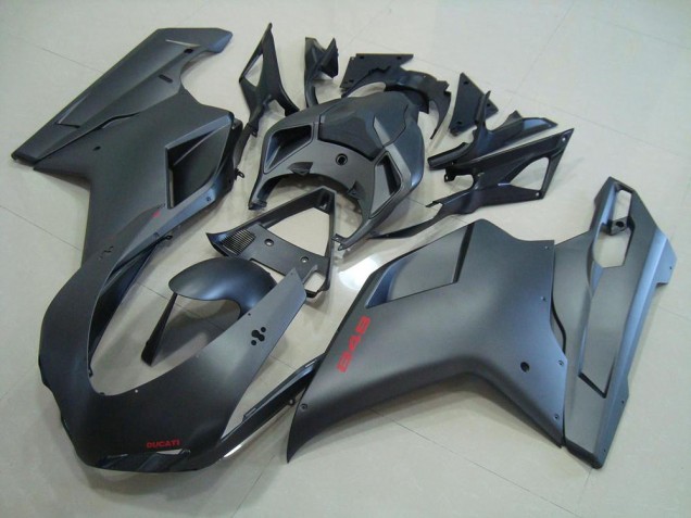 Ducati 848 1098 1198 2007-2014 Motorrad Verkleidungen - Matt Schwarz Ducati 848 1098 1198 2007-2014 Motorrad Verkleidungen - Matt Schwarz