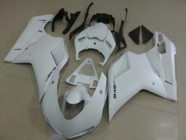 Ducati 848 1098 1198 2007-2014 Motorrad Verkleidungen - MattWeiß