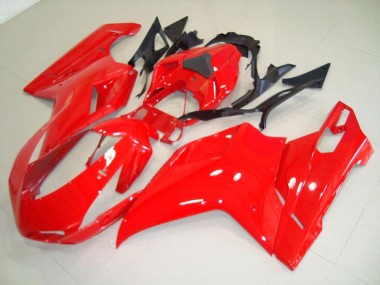 Ducati 848 1098 1198 2007-2014 Motorrad Verkleidungen - Rot