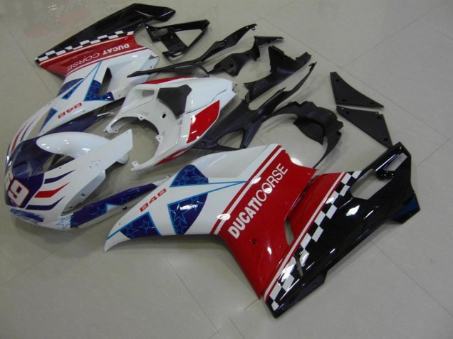 Ducati 848 1098 1198 2007-2014 Motorrad Verkleidungen - Stern Ducati 848 1098 1198 2007-2014 Motorrad Verkleidungen - Stern