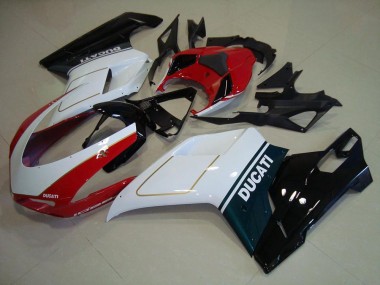 Ducati 848 1098 1198 2007-2014 Motorrad Verkleidungen - Tri Color