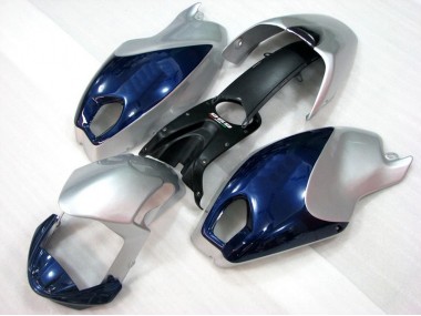 Ducati Monster 696 2008-2012 Motorrad Verkleidungen - Blau Silber