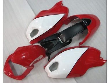 Ducati Monster 696 2008-2012 Motorrad Verkleidungen - Rot Weiß