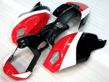 Ducati Monster 696 2008-2012 Motorrad Verkleidungen - Schwarz Rot Weiß Monster