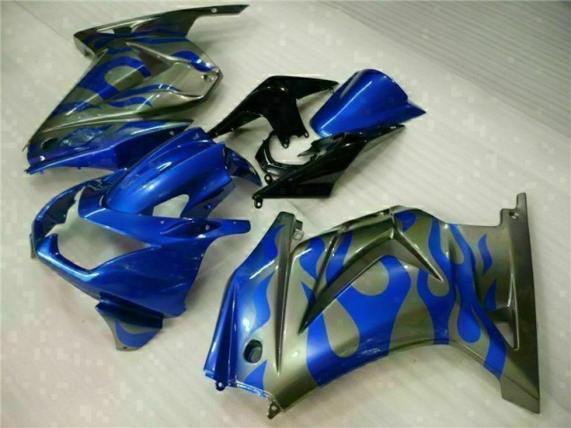 EX250 2008-2012 Motorrad Verkleidungen - Blau EX250 2008-2012 Motorrad Verkleidungen - Blau