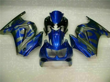 EX250 2008-2012 Motorrad Verkleidungen - Blau