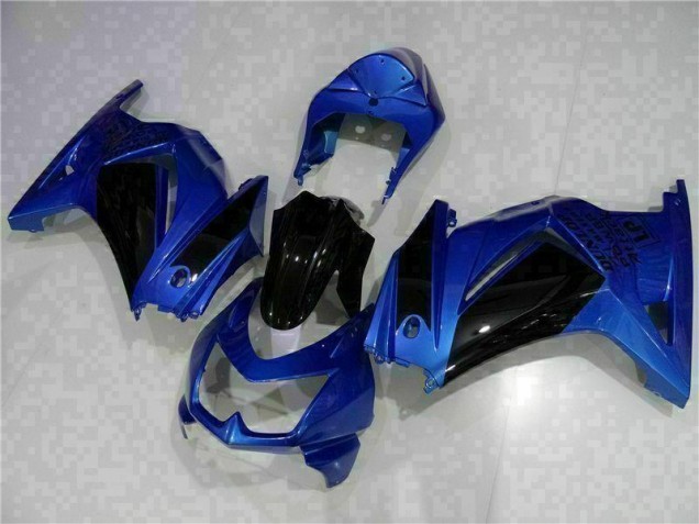 EX250 2008-2012 Motorrad Verkleidungen - Blau Schwarz EX250 2008-2012 Motorrad Verkleidungen - Blau Schwarz