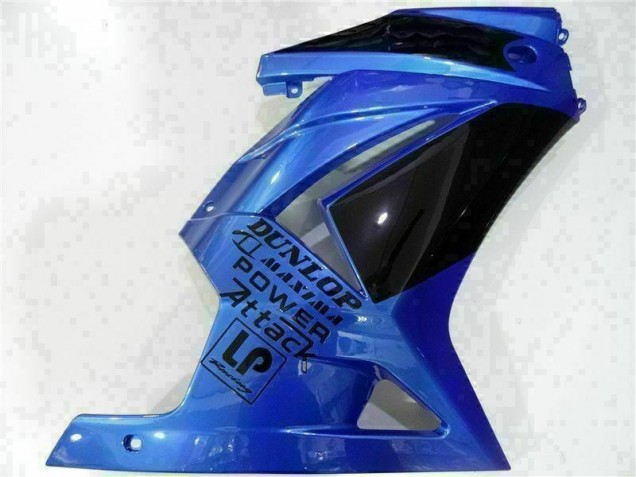 EX250 2008-2012 Motorrad Verkleidungen - Blau Schwarz EX250 2008-2012 Motorrad Verkleidungen - Blau Schwarz
