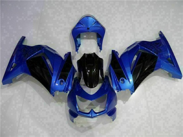 EX250 2008-2012 Motorrad Verkleidungen - Blau Schwarz EX250 2008-2012 Motorrad Verkleidungen - Blau Schwarz