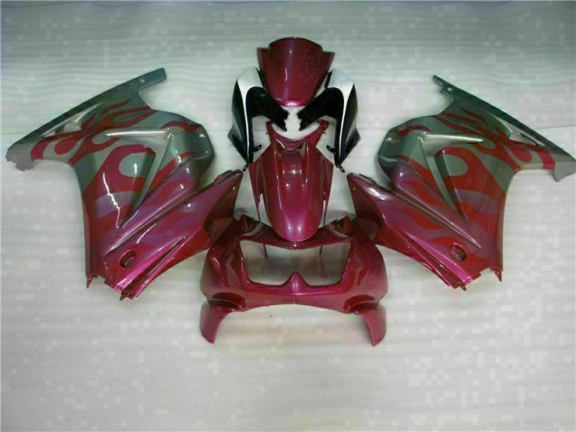 EX250 2008-2012 Motorrad Verkleidungen - Lila Rot EX250 2008-2012 Motorrad Verkleidungen - Lila Rot