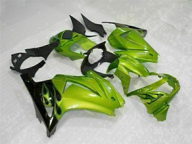 EX250 2008-2012 Motorrad Verkleidungen & Plastik - Grün Schwarz EX250 2008-2012 Motorrad Verkleidungen & Plastik - Grün Schwarz