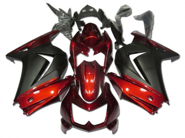 EX250 2008-2012 Motorrad Verkleidungen - Rot Grau EX250 2008-2012 Motorrad Verkleidungen - Rot Grau