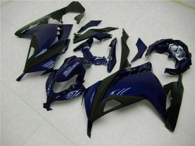 EX300 2013-2016 Motorrad Verkleidungen - Blau Schwarz EX300 2013-2016 Motorrad Verkleidungen - Blau Schwarz