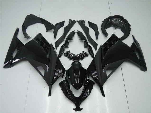 EX300 2013-2016 Motorrad Verkleidungen - Matt schwarz Glänzend EX300 2013-2016 Motorrad Verkleidungen - Matt schwarz Glänzend