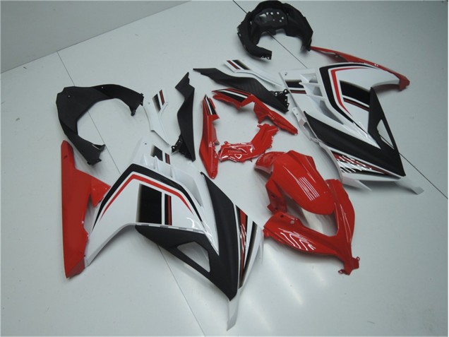 EX300 2013-2016 Motorrad Verkleidungen - Rot Weiß Schwarz EX300 2013-2016 Motorrad Verkleidungen - Rot Weiß Schwarz