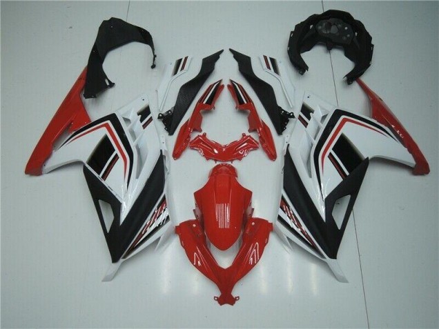 EX300 2013-2016 Motorrad Verkleidungen - Rot Weiß Schwarz EX300 2013-2016 Motorrad Verkleidungen - Rot Weiß Schwarz