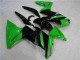 EX650 2006-2008 Motorrad Verkleidung - Grün Schwarz EX650 2006-2008 Motorrad Verkleidung - Grün Schwarz