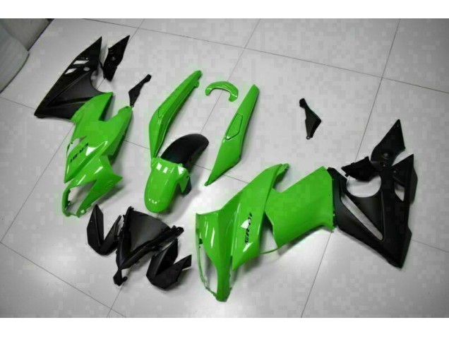 EX650 2009-2011 Motorrad Verkleidung - Grün Schwarz EX650 2009-2011 Motorrad Verkleidung - Grün Schwarz