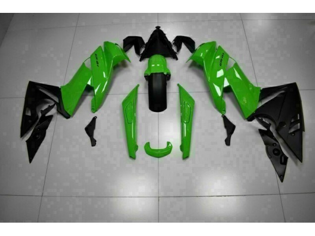 EX650 2009-2011 Motorrad Verkleidung - Grün Schwarz EX650 2009-2011 Motorrad Verkleidung - Grün Schwarz