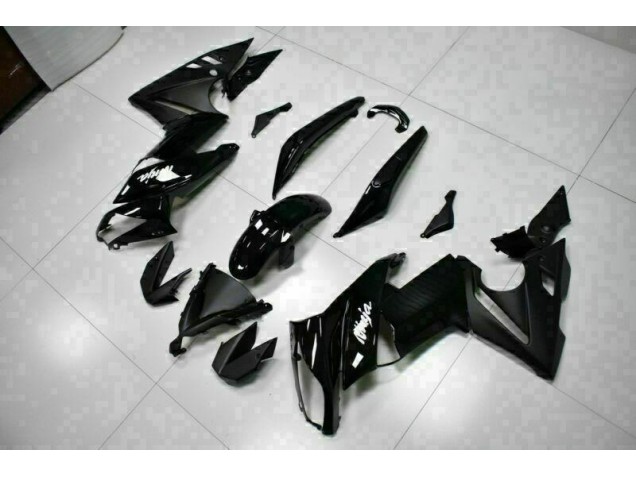 EX650 2009-2011 Motorrad Verkleidungen - Glänzend Schwarz EX650 2009-2011 Motorrad Verkleidungen - Glänzend Schwarz