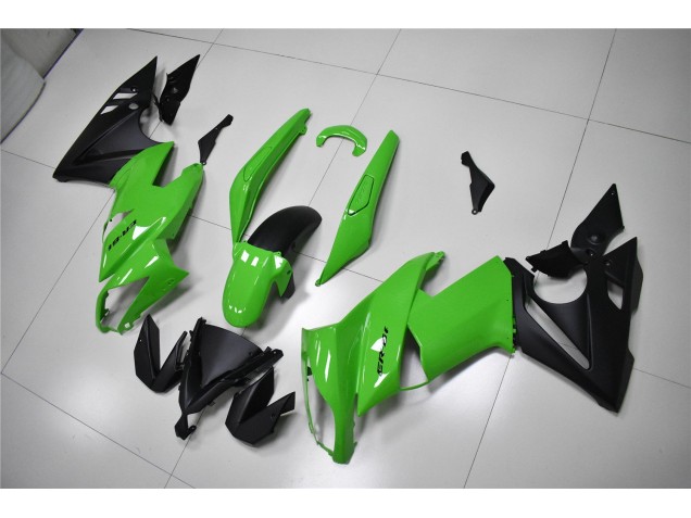 EX650 2009-2011 Motorrad Verkleidungen - Grün Schwarz EX650 2009-2011 Motorrad Verkleidungen - Grün Schwarz
